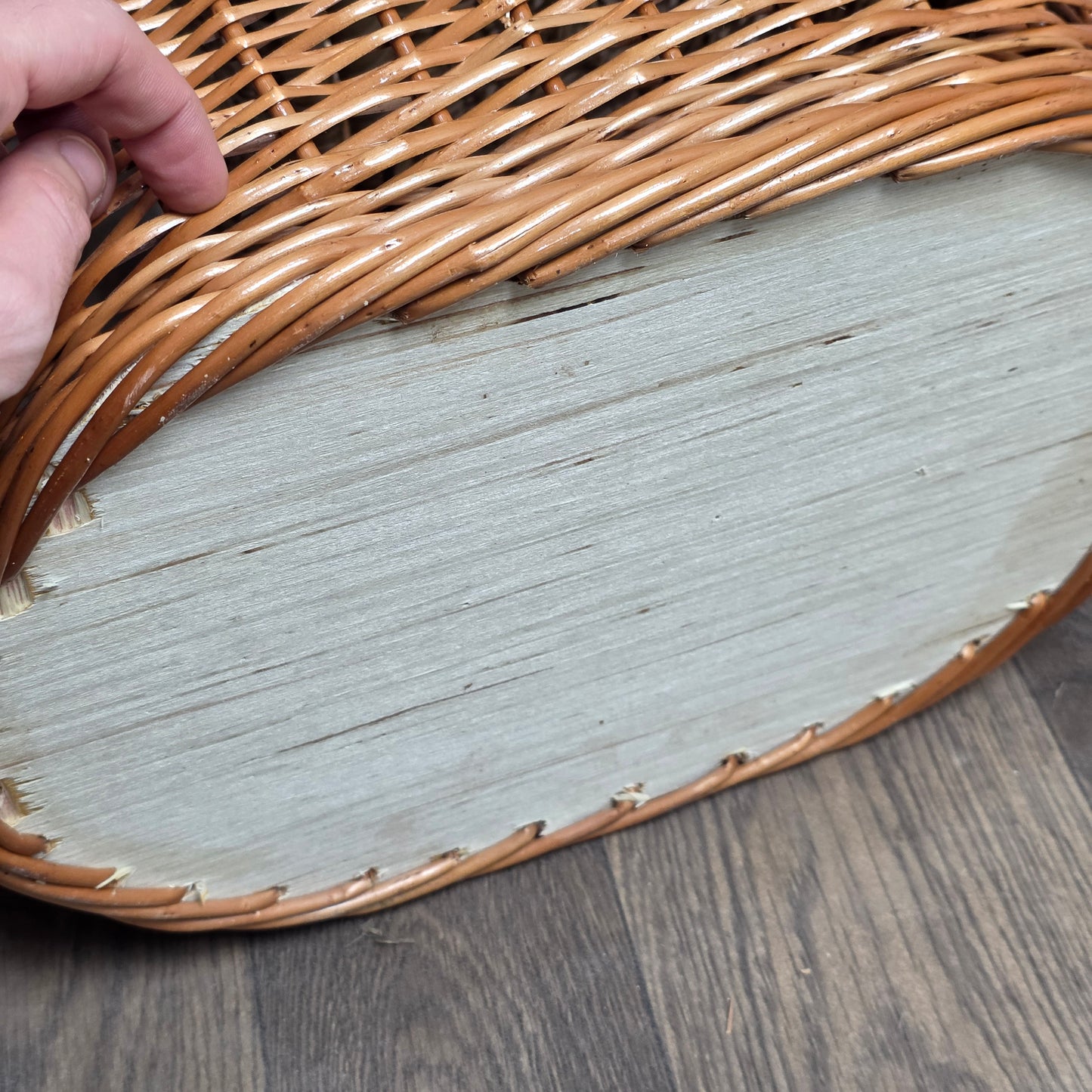 Panier picnic en osier naturel