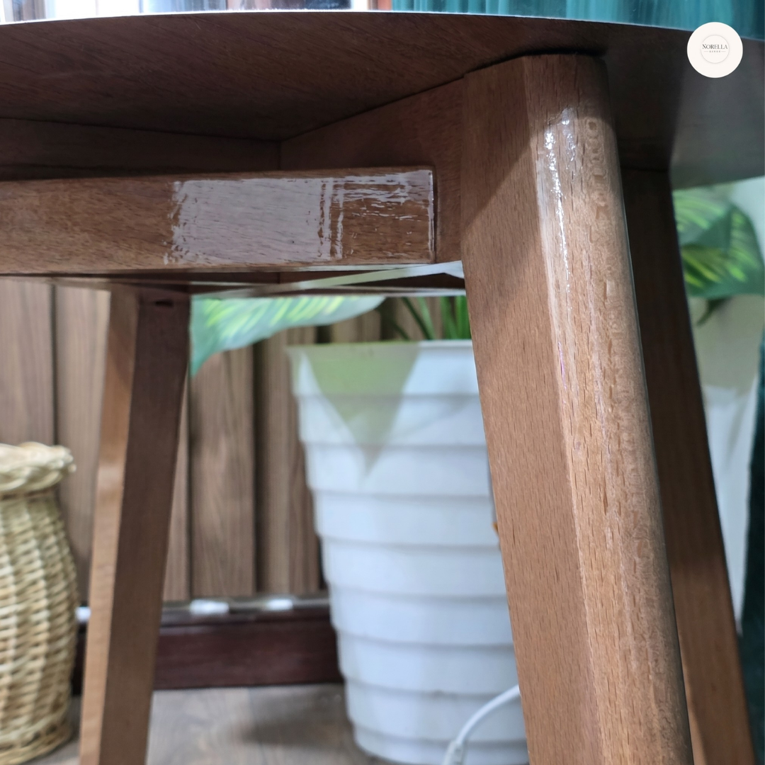 Table Basse Lumineuse à Effet Miroir en bois hetre