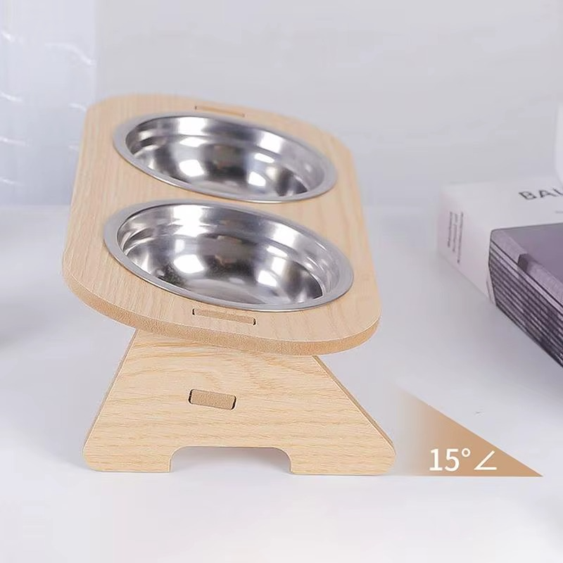 Elevated Cat Feeder Set