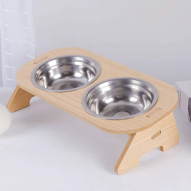 Elevated Cat Feeder Set