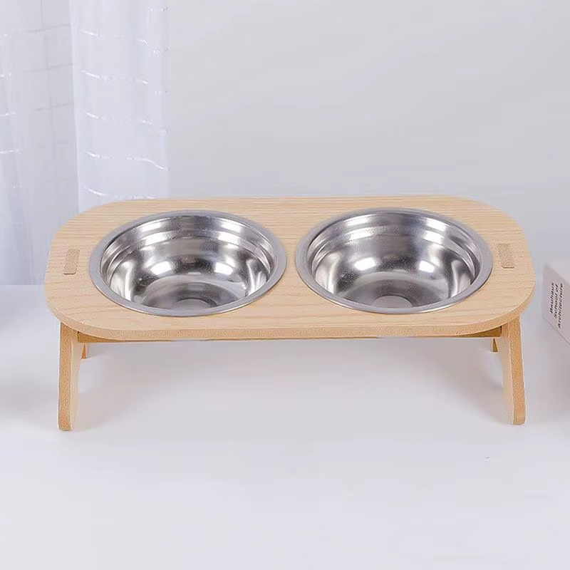 Elevated Cat Feeder Set