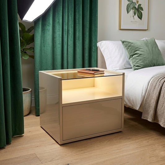 Table de nuit moderne LED